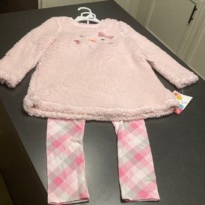 Jessica Ann Pink Fleece Girls 2 Piece Set